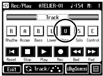 ROLAND AT-80SL - Press a track button that is lit, extinguishing the button. - 1