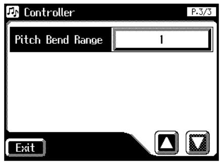 ROLAND AT-80SL - Changing the Pitch Bend Range - 1