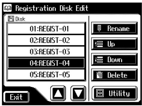 ROLAND AT-80SL - Changing the Order of Registration on Floppy Disk - 1
