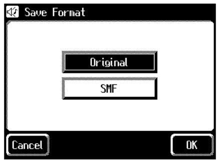 ROLAND AT-80SL - Saving Performance Songs Onto Floppy Disk - 5
