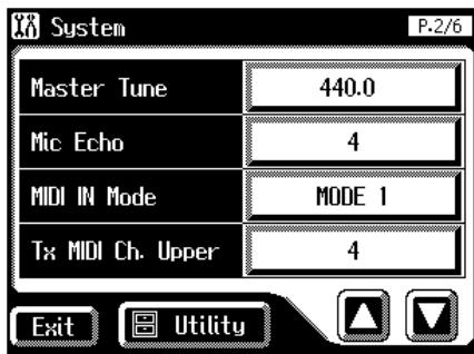 ROLAND AT-80SL - Touch on the Main screen. - 1