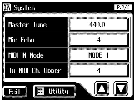 ROLAND AT-80SL - Adjust the Standard Pitch (Master Tune) - 1