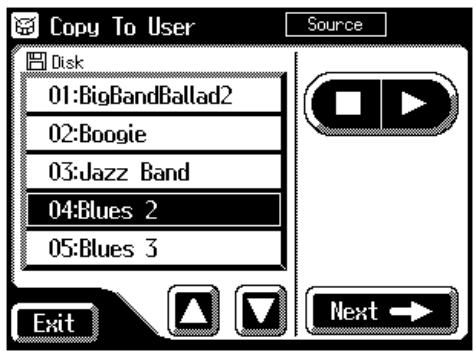 ROLAND AT-80SL - Copying Rhythms on Disks into User Memory - 3