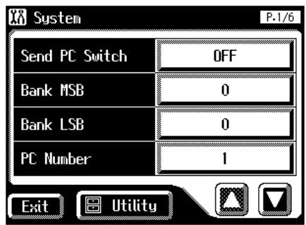 ROLAND AT-80SL - Setting the PC Number - 1