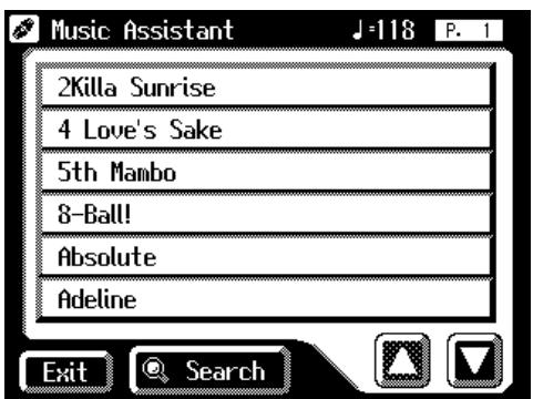ROLAND AT-80SL - Touch on the Main screen. - 2