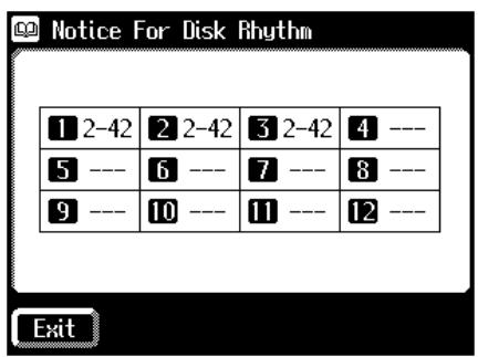 ROLAND AT-80SL - If internal memory does not contain a rhythm specified by the registration - 1