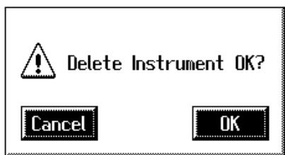 ROLAND AT-80SL - Deleting an Instrument - 1