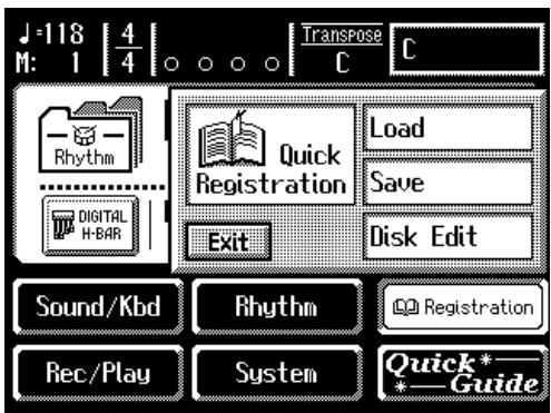 ROLAND AT-80SL - Touch on the Main screen. - 1