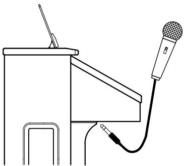 ROLAND AT-80SL - Using a Microphone - 1