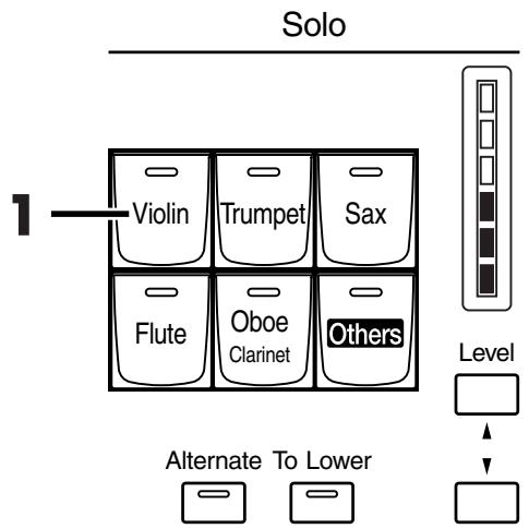 ROLAND AT-80SL - Selecting Solo Voice - 1