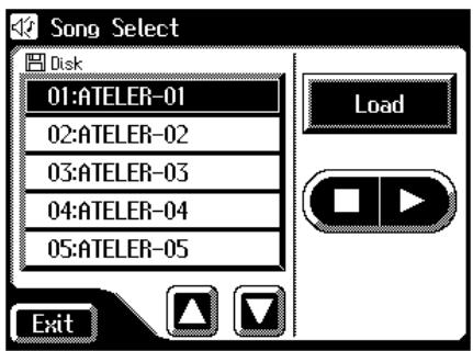 ROLAND AT-80SL - Selecting Songs - 1