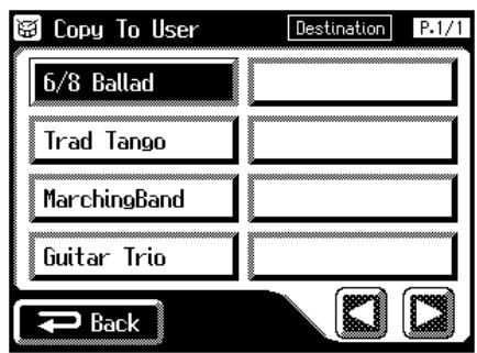 ROLAND AT-80SL - Copying Rhythms on Disks into User Memory - 5