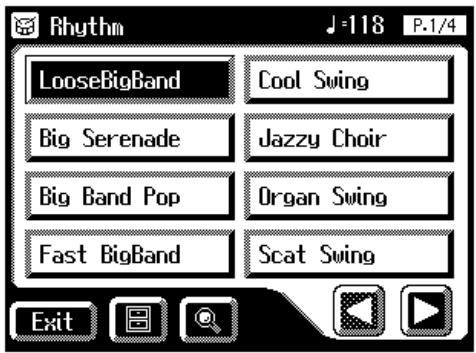 ROLAND AT-80SL - Touch on the Main screen. - 1