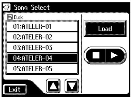 ROLAND AT-80SL - Press the [Song] button. - 1