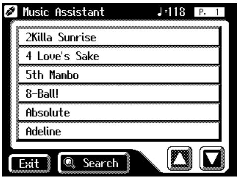 ROLAND AT-80SL - Touch on the Main screen. - 1