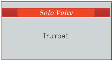 ROLAND AT-900C - Press the Solo [Trumpet] button (indicator lights). - 1