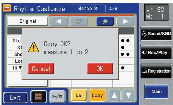 ROLAND AT-900C - Copying the Rhythm in a Selected Measure - 2