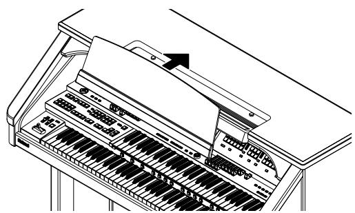 ROLAND AT-900C - Attaching the Music Rest (AT-900) - 2