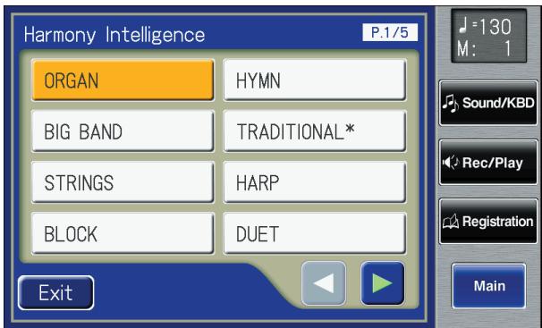 ROLAND AT-900C - Press the [Harmony Intelligence] button. - 1