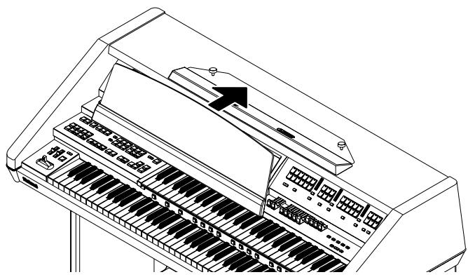 ROLAND AT-900C - Attaching the Music Rest (AT-900C) - 2