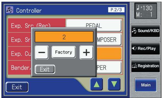 ROLAND AT-900C - Touch  setting. - 1