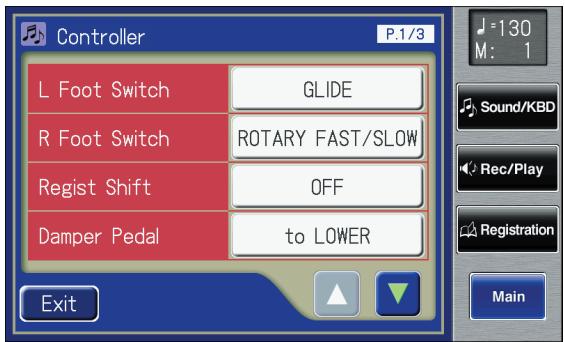 ROLAND AT-900C - Touch <><> to display the Regist Shift. - 1