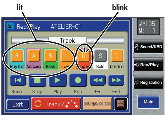 ROLAND AT-900C - In the Rec/Play screen, touch  to enter recording-standby mode. - 1
