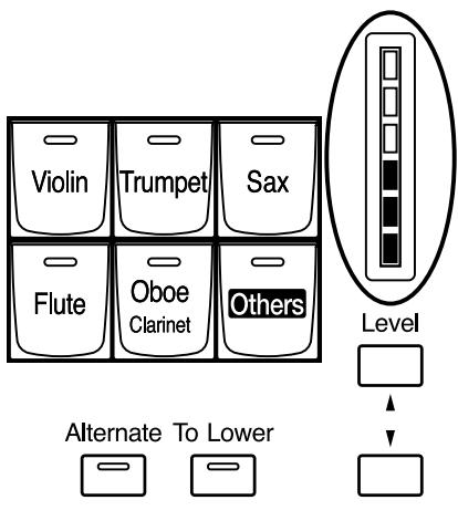 ROLAND AT-900C - The volume levels of each part are adjusted using the corresponding [] and [] buttons. - 2
