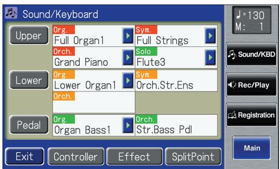 ROLAND AT-900C - Touch  on the Main screen. - 1
