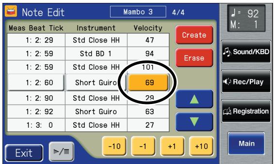 ROLAND AT-900C - Changing the Velocity - 1