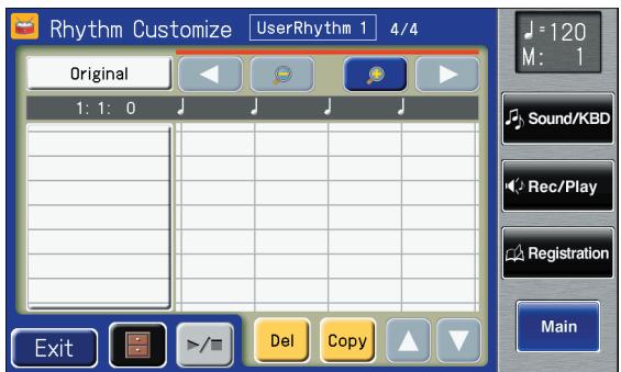 ROLAND AT-900C - Bring up the Rhythm Customize screen (p. 199). - 1