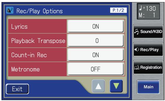 ROLAND AT-900C - Touch <><> to display the Lyrics. - 1