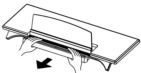 ROLAND AT-900C - Attaching the Music Rest (AT-900) - 3