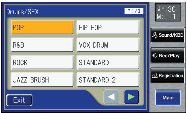 ROLAND AT-900C - Press the [Drums/SFX] button, getting its indicator to light up. - 1