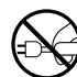 ROLAND AT-900C - Grasp the plug when connecting or disconnecting the power cord - 1