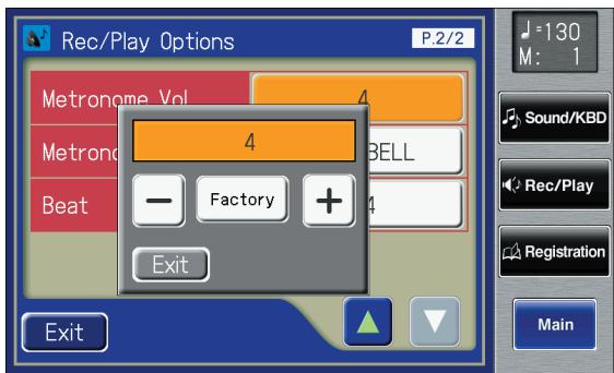 ROLAND AT-900C - Adjusting the Metronome Volume - 2