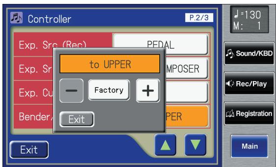 ROLAND AT-900C - Touch the Bender/Vibrato setting. - 1