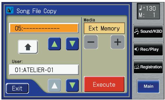 ROLAND AT-900C - Copying Performance Songs from "Favorites" to USB Memory - 1