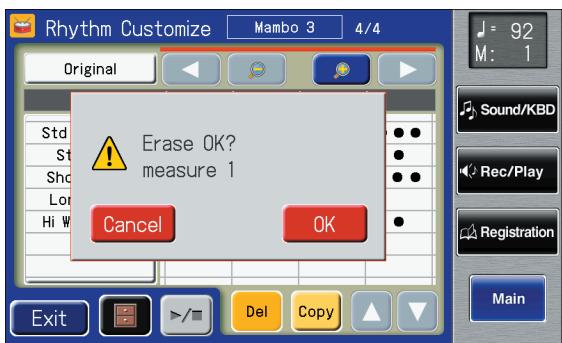 ROLAND AT-900C - Deleting the Rhythm in a Selected Measure - 2