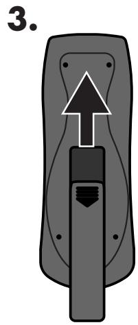 ROLAND AT-900C - Installing Batteries in the Remote - 3