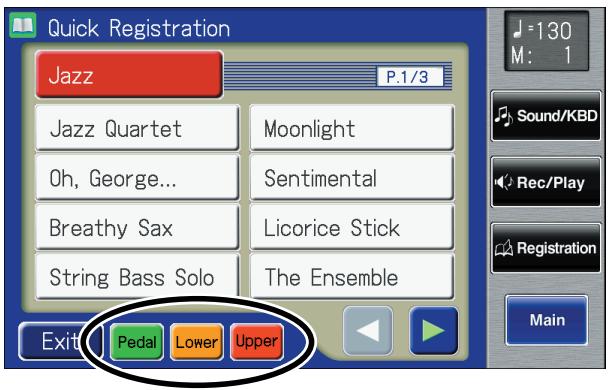 ROLAND AT-900C - Touch , , or , switching the respective button's indicator on or off, to select the keyboard to which the voice is to be assigned. - 1