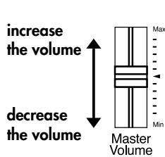 ROLAND AT-900C - Adjust the volume to an appropriate level by moving the [Master Volume] slider or operating the expression pedal. - 1