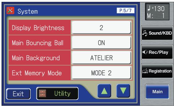 ROLAND AT-900C - Adjusting the Brightness of the Display - 1