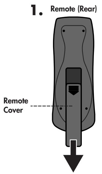 ROLAND AT-900C - Installing Batteries in the Remote - 1
