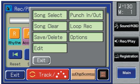 ROLAND AT-900C - Touch  on the Main screen. - 2