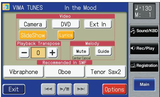 ROLAND AT-900C - Displaying a Slide Show while the Song Plays - 2