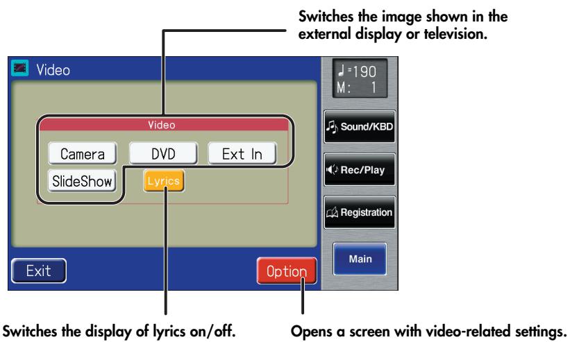 ROLAND AT-900C - Video Screen - 1
