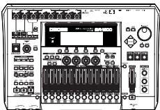 ROLAND BR-1600CD - Synchroniser le br-1600cd avec un autre BR ou un séquenceur MIDI (esclave MTC) - 1