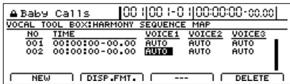 ROLAND BR-1600CD - Réglages de chœurs plus précis (harmony event map) - 5