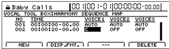 ROLAND BR-1600CD - Réglages de chœurs plus précis (harmony event map) - 7